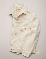 Veste de camionneur ajustée en denim haut gamme AE77