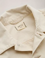 Veste de camionneur ajustée en denim haut gamme AE77