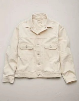 Veste de camionneur ajustée en denim haut gamme AE77