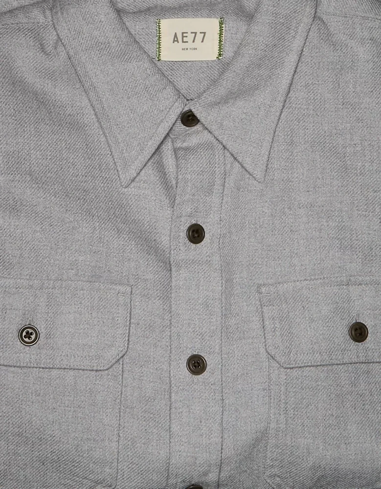 Chemise de travail en sergé brossé haut gamme AE77