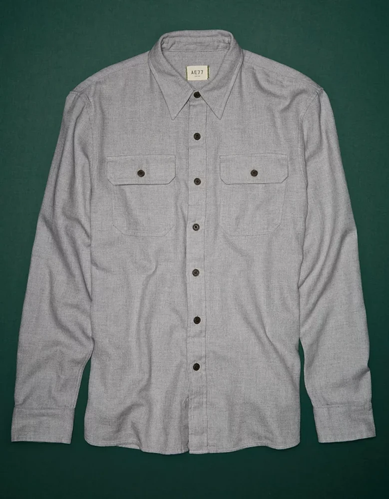 Chemise de travail en sergé brossé haut gamme AE77