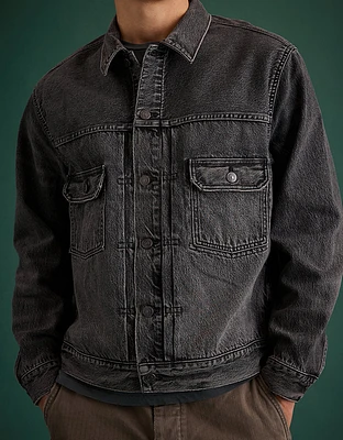 Veste de camionneur style II en denim haut gamme AE77