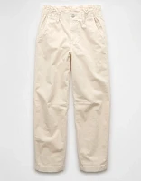 AE Stretch Super High-Rise Corduroy Paper Bag Barrel Pant