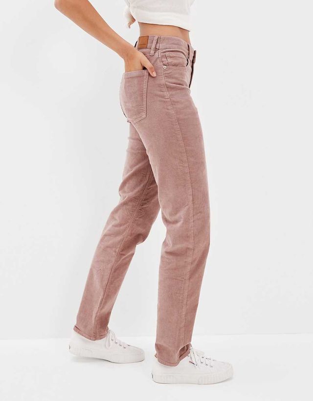 american eagle pink corduroy pants