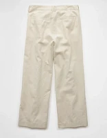 Pantalon-cigarette court en mélange de lin AE