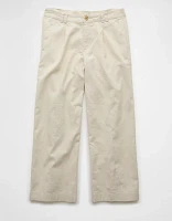 Pantalon-cigarette court en mélange de lin AE