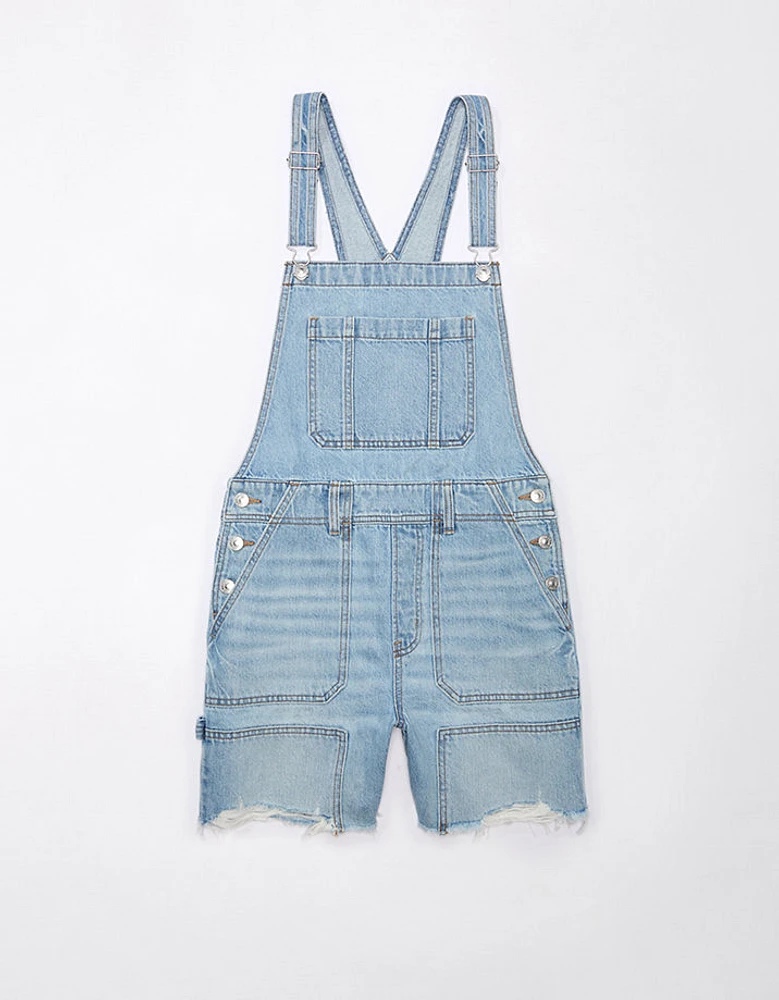Short salopette utilitaire ample AE