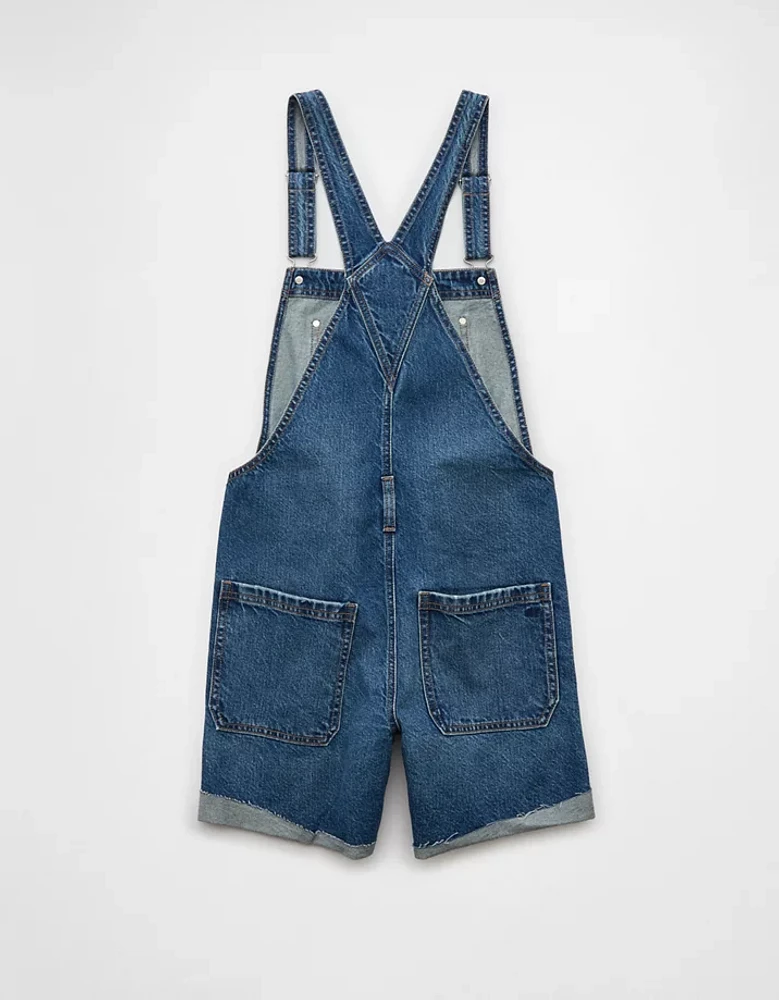 AE Baggy Denim Short Overall