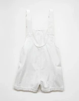 Salopette courte en denim simple et ample AE