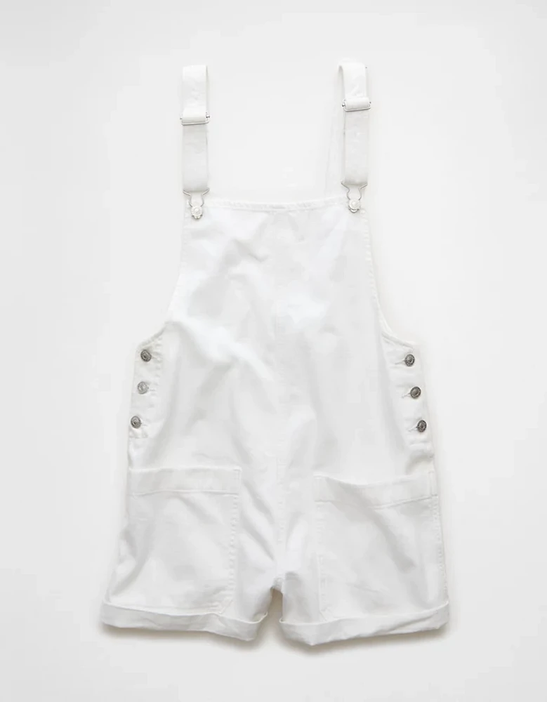 Salopette courte en denim simple et ample AE