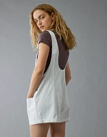 Salopette courte en denim simple et ample AE