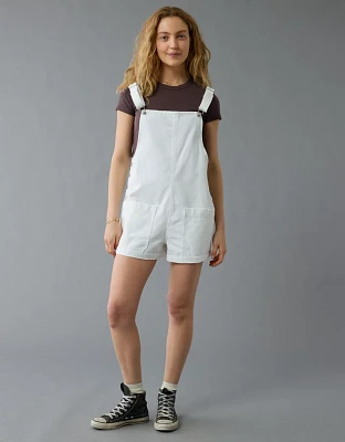 Salopette courte en denim simple et ample AE
