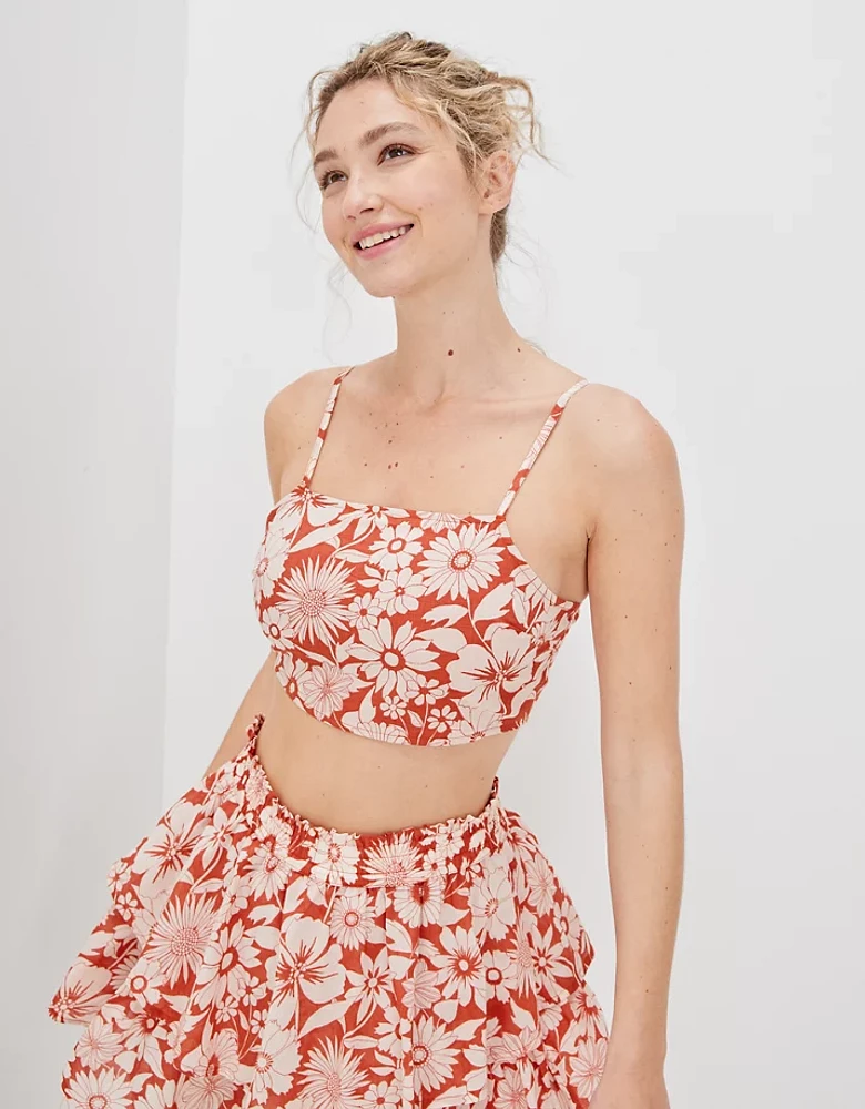 AE Halter Bubble Tank Top