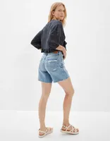 AE V-Neck Lace Tie-Front Blouse