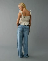 AE Bella Smocked Crop Top