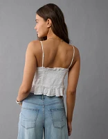 Camisole de style corset en dentelle AE