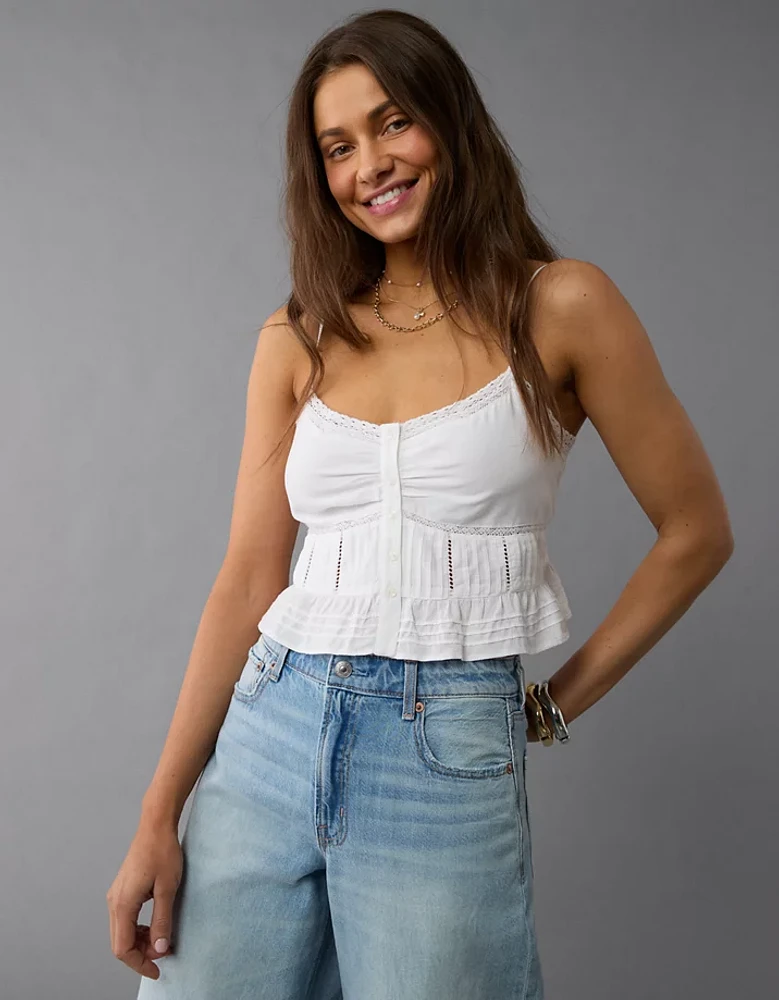 Camisole de style corset en dentelle AE