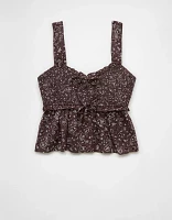Chemisier nuisette à smocks AE