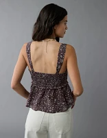 Chemisier nuisette à smocks AE