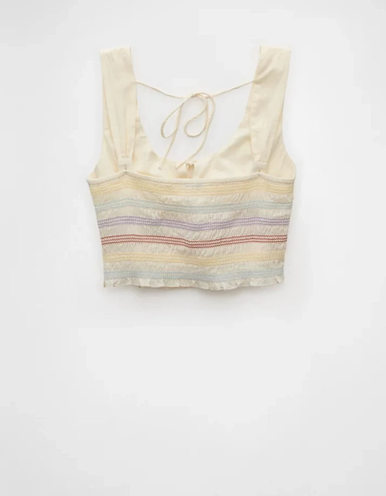 Haut court à smocks fierté AE