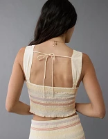Haut court à smocks fierté AE