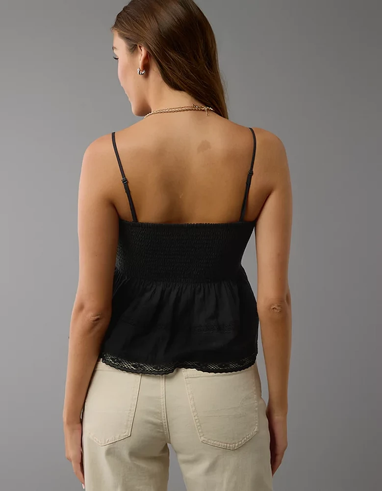 Camisole nuisette à smocks AE