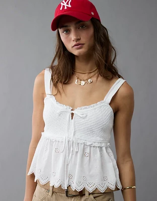 Chemisier nuisette à smocks AE