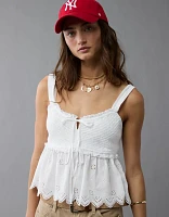 Chemisier nuisette à smocks AE