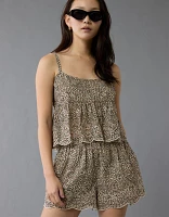 Camisole à œillets léopard AE