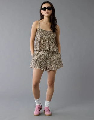 Camisole à œillets léopard AE