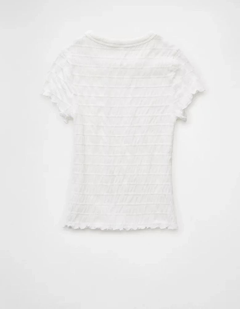 Petit t-shirt à smocks Hé bébé AE