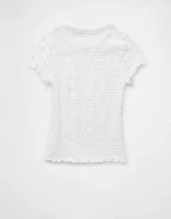 Petit t-shirt à smocks Hé bébé AE
