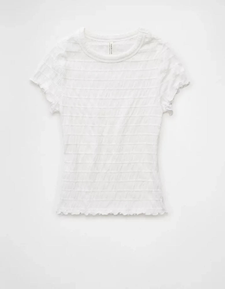 Petit t-shirt à smocks Hé bébé AE