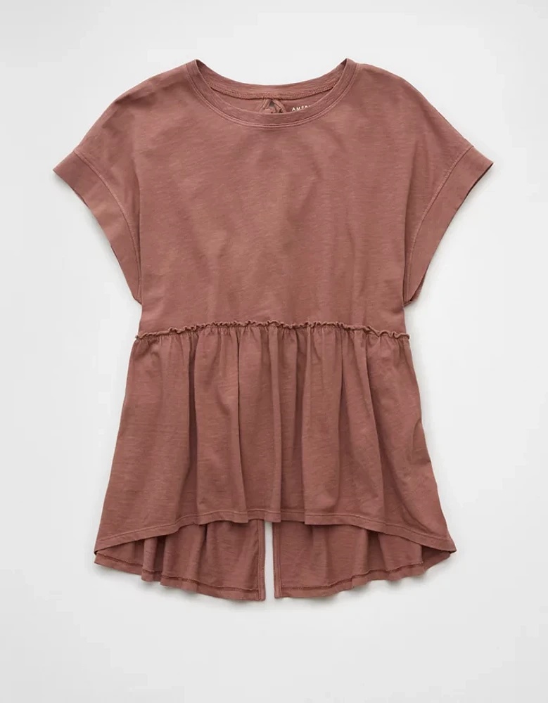 T-shirt évasé nuisette en tricot Vive le soleil AE