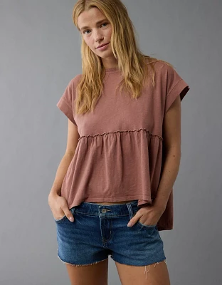 T-shirt évasé nuisette en tricot Vive le soleil AE