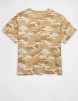 T-shirt ancien petit ami camouflage AE