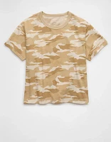 T-shirt ancien petit ami camouflage AE