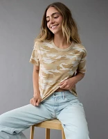 T-shirt ancien petit ami camouflage AE