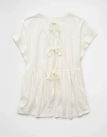 T-shirt évasé nuisette en tricot Vive le soleil AE