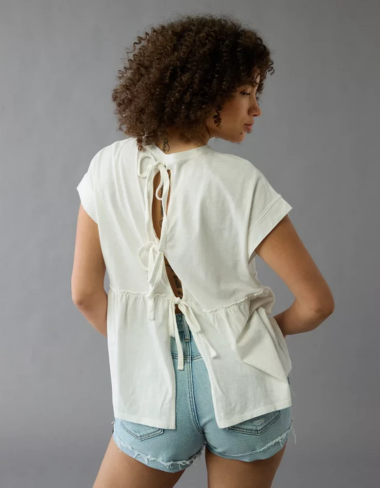 T-shirt évasé nuisette en tricot Vive le soleil AE