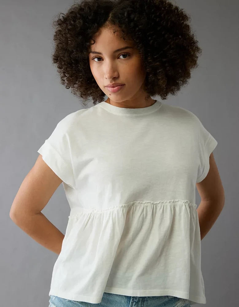 T-shirt évasé nuisette en tricot Vive le soleil AE