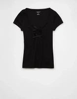 AE Bow Front T-Shirt