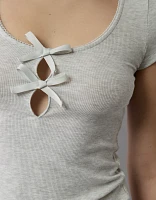 T-shirt avec boucle à l’avant AE