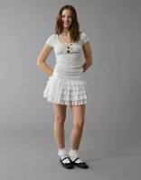 AE Bow Front T-Shirt
