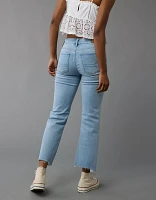 AE Next Level High-Waisted Kick Bootcut Crop Jean