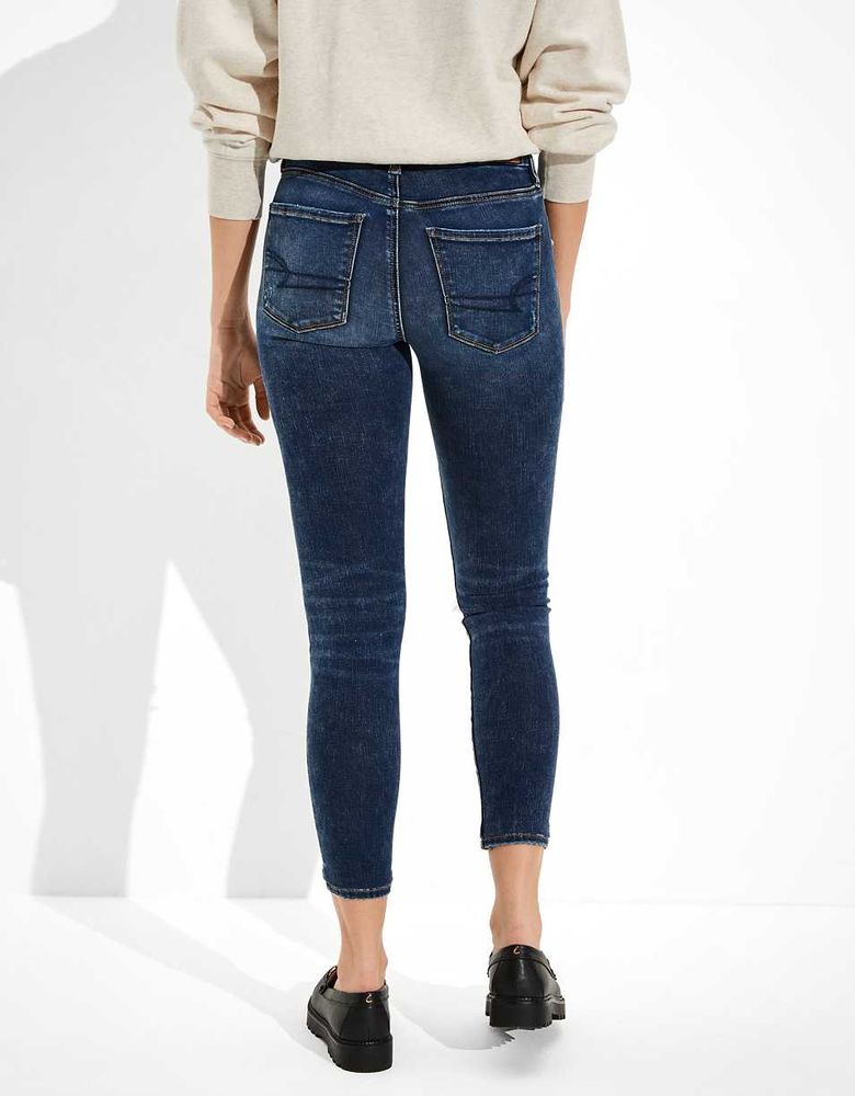AE Forever Soft Patched High-Waisted Jegging Crop