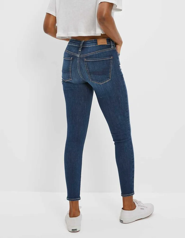 AE Next Level Curvy High-Waisted Ripped Jegging