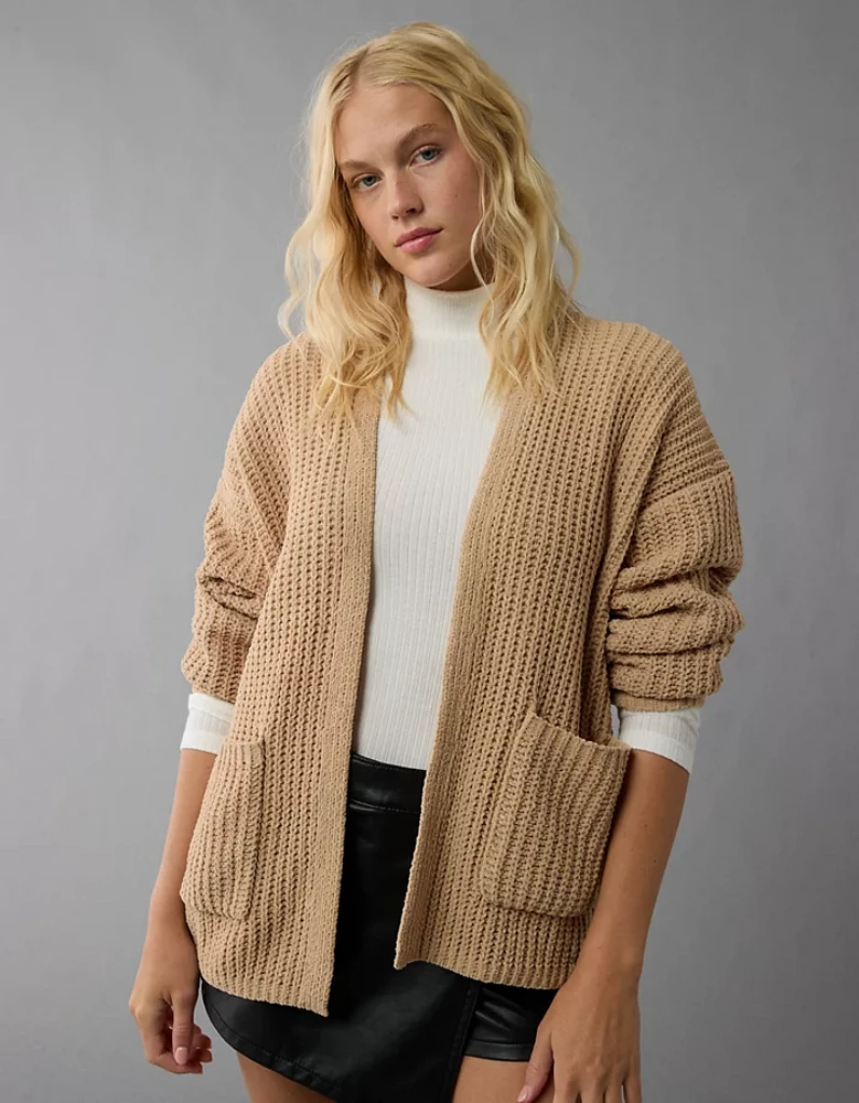 Cardigan ouvert sur le devant AE