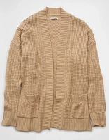 Cardigan ouvert en tricot AE