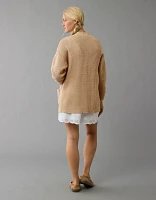 Cardigan ouvert en tricot AE